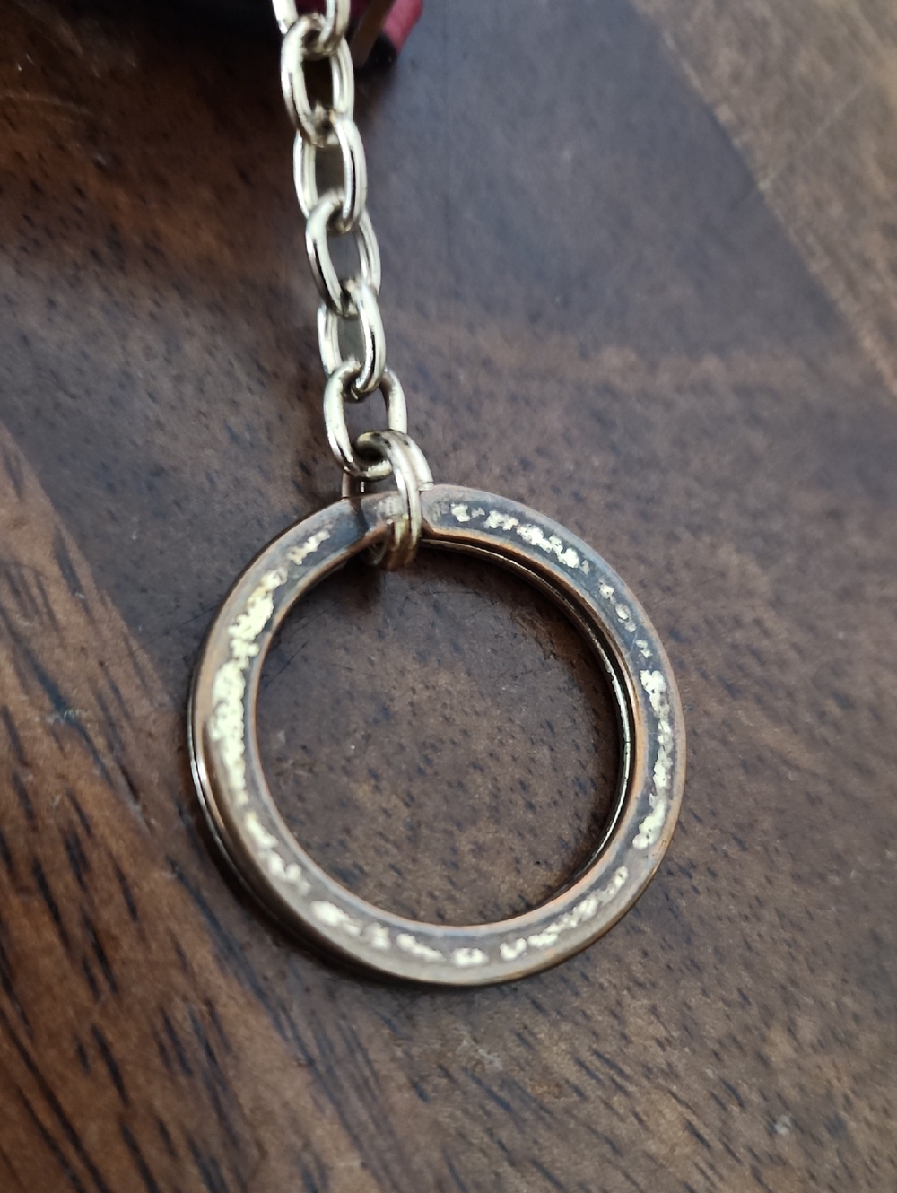 Coach Brown Signature Card Case with Red Trim - Picture 6 of 8